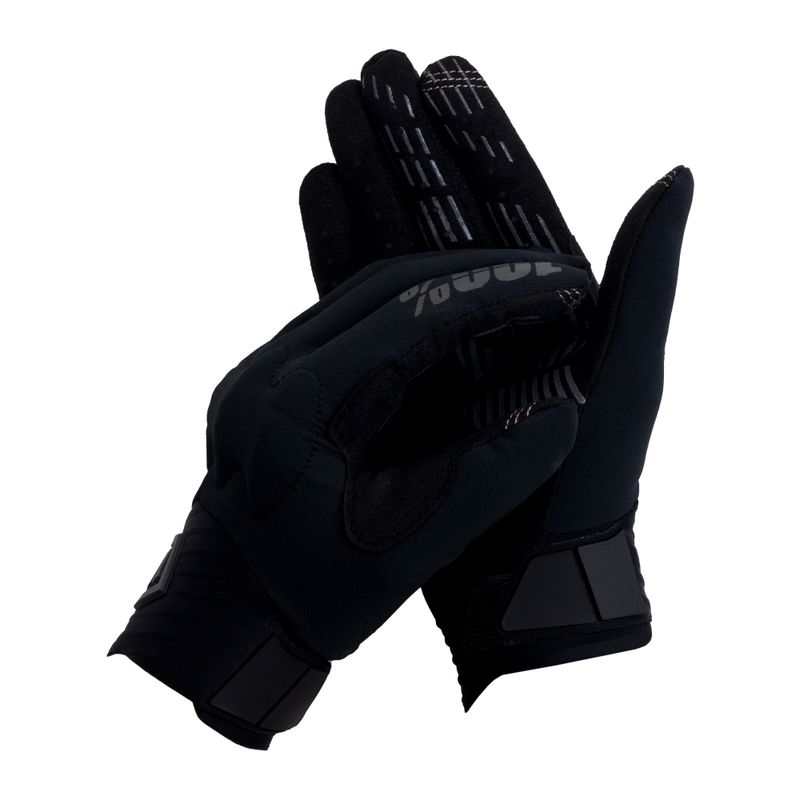 Radsporthandschuhe 100% Cognito schwarz STO-10013-057-10