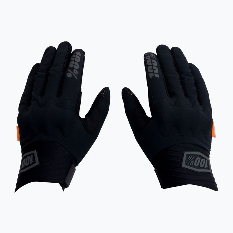 Radsporthandschuhe 100% Cognito schwarz STO-10013-057-10 3