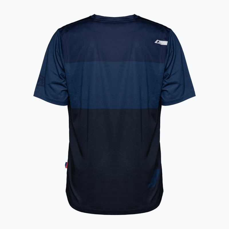 Herren 100% Airmatic Jersey SS Radtrikot navy blau STO-41312-215-11 2