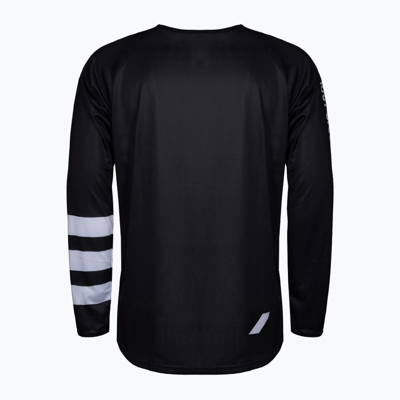Herren-Radtrikot 100% R-Core Jersey LS schwarz STO-41104-011-11 2