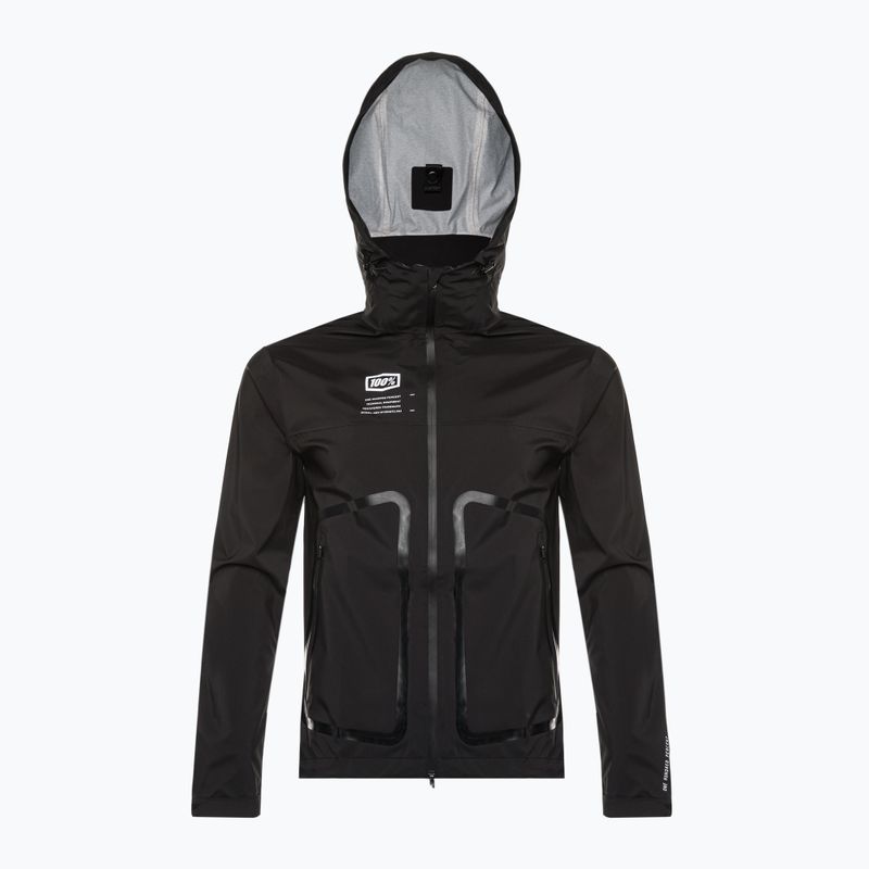Herren Fahrradjacke 100% Hydromatic Jacket schwarz 39502-001-13