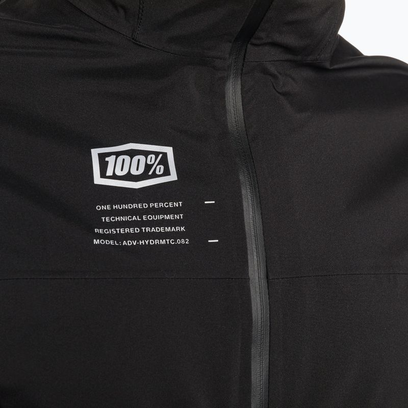 Herren Fahrradjacke 100% Hydromatic Jacket schwarz 39502-001-13 3