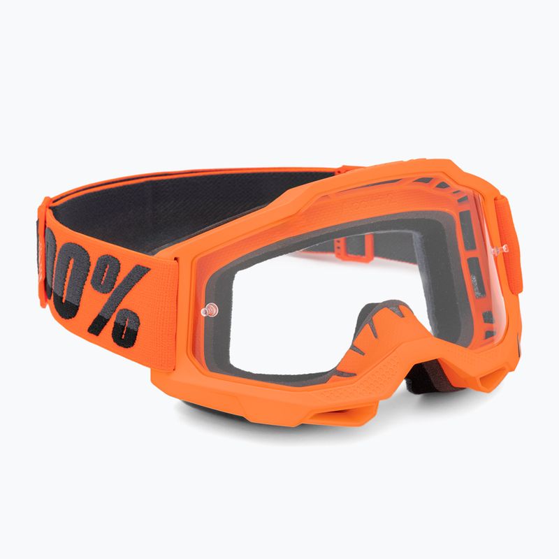 Radsportbrille 100% Accuri 2 50221-101-05 orange/klar