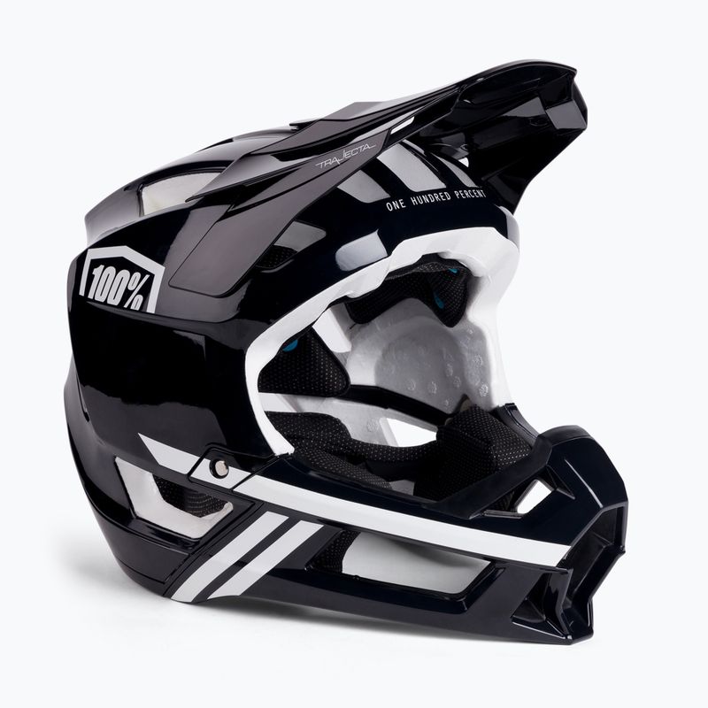 100% Trajecta Helm W Fidlock Full Face Fahrradhelm schwarz STO-80021-011-11