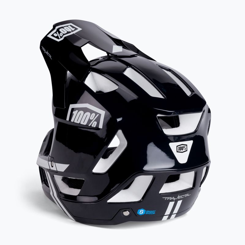 100% Trajecta Helm W Fidlock Full Face Fahrradhelm schwarz STO-80021-011-11 3