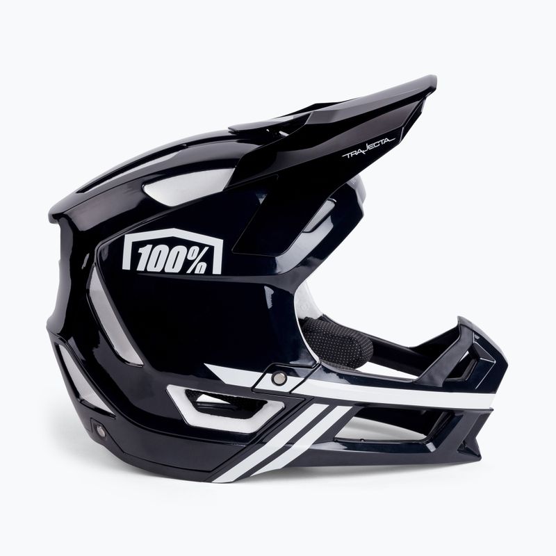 100% Trajecta Helm W Fidlock Full Face Fahrradhelm schwarz STO-80021-011-11 4