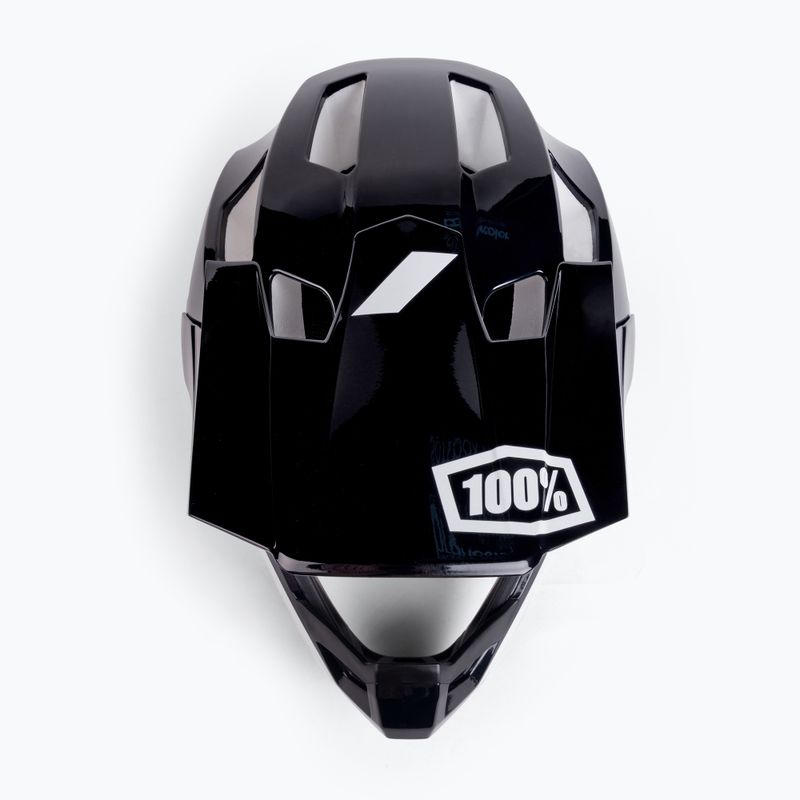 100% Trajecta Helm W Fidlock Full Face Fahrradhelm schwarz STO-80021-011-11 6