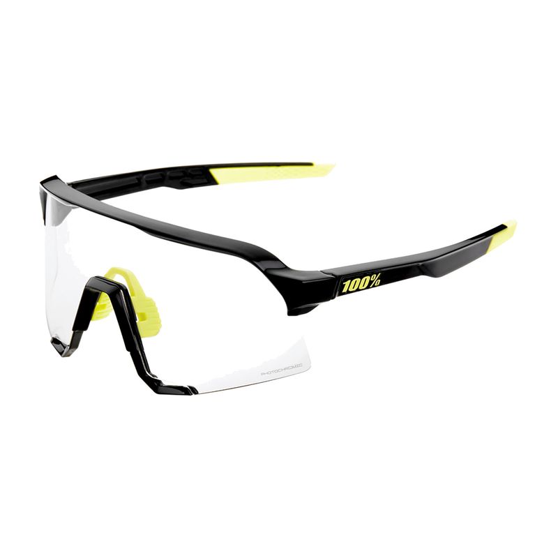 Radsportbrille 100% S3 Photochromic Lens schwarz STO-61034-802-01 6