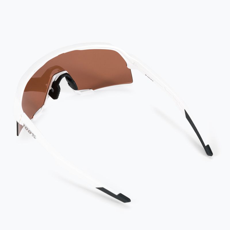 Radsportbrille 100% S3 Mirror Lens weiß STO-61034-404-02 2