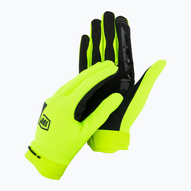 Fahrradhandschuhe 100% Ridecamp gelb 10011-00011