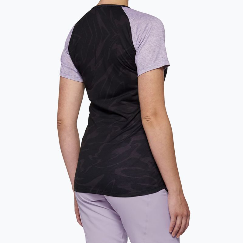 Fahrradtrikot Damen 100% Airmatic W black lavender 2