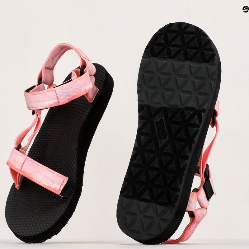 Damen-Trekking-Sandalen Teva Original Universal Tie-Dye rosa 1124231 9