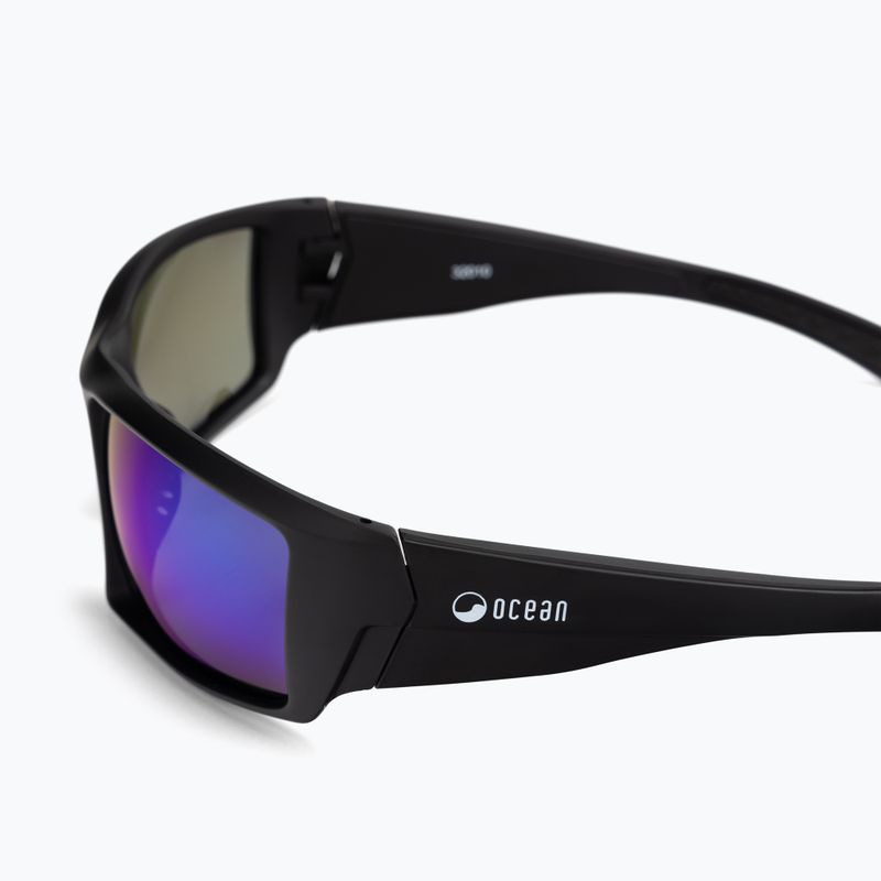 Ocean Sunglasses Aruba mattschwarz und blau 3201.0 4