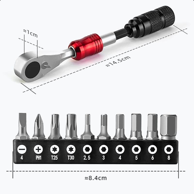 Fahrradschlüssel Rockbros 43210049001 Repair Tool 10in1 11