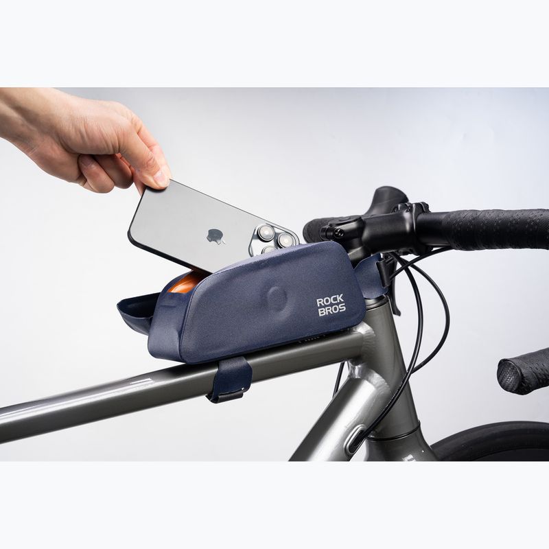 Rahmentasche fürs Fahrrad Rockbros 30120122 Bike Tube Bag Magnetic S 0,6 l blue 3