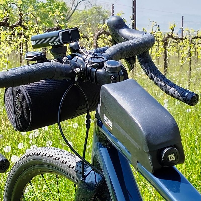 Rahmentasche fürs Fahrrad Rockbros 30120123002 Road to Sky Frame Bag Magnetic L 0,9 l black 5
