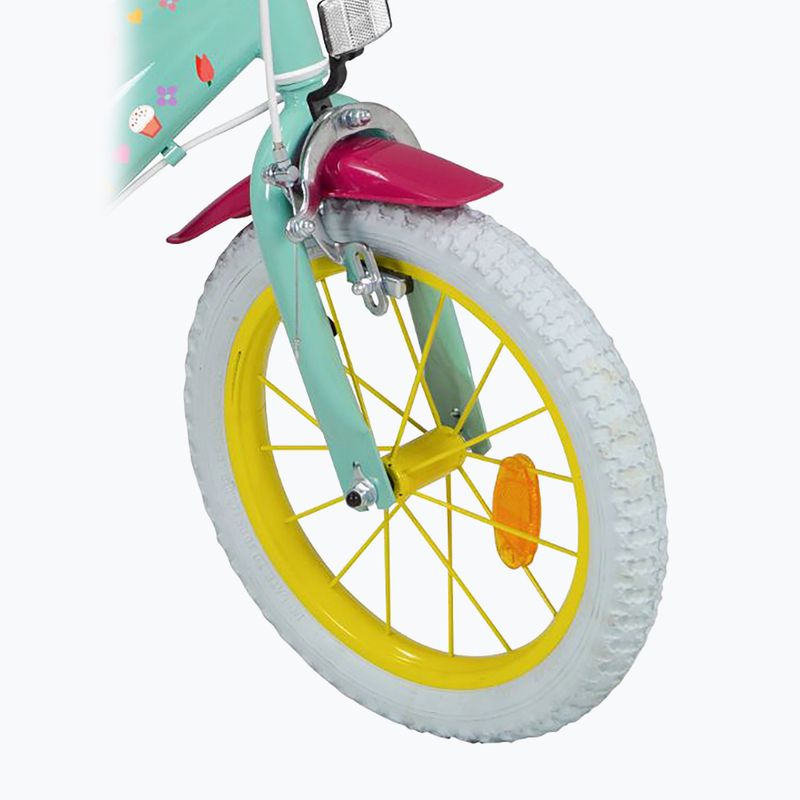 Toimsa Kinderfahrrad 14" Peppa Pig grün 1498 4