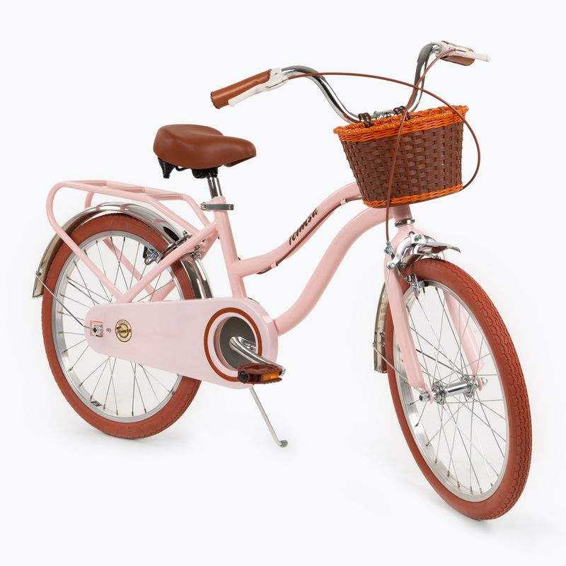Toimsa Vintage 20" rosa Kinderfahrrad 2