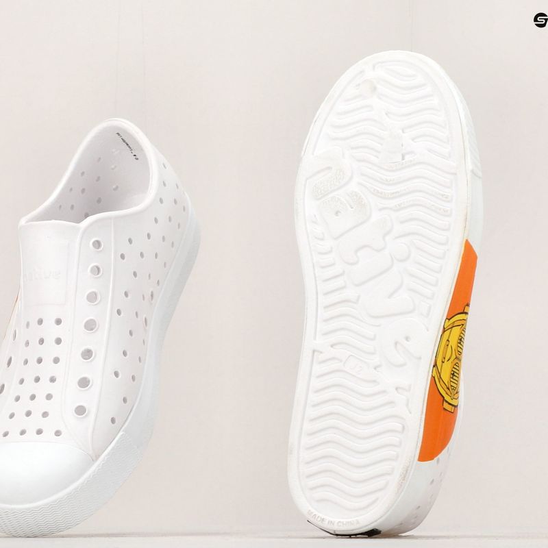 Native Jefferson Block Jr Kinder Turnschuhe Schale weiß/Schale weiß/Droiden bff 18