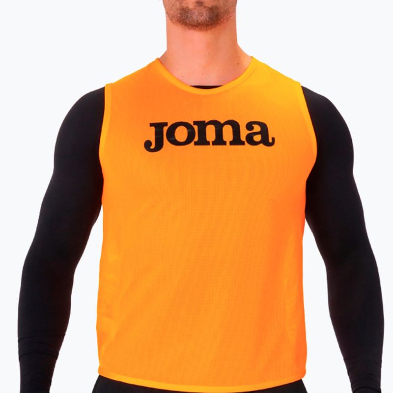 Joma Training Lätzchen fluor orange Fußball Marker 3