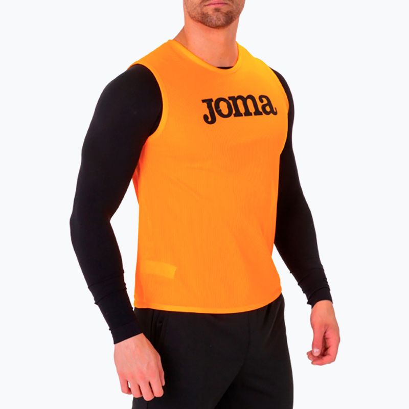 Joma Training Lätzchen fluor orange Fußball Marker 4