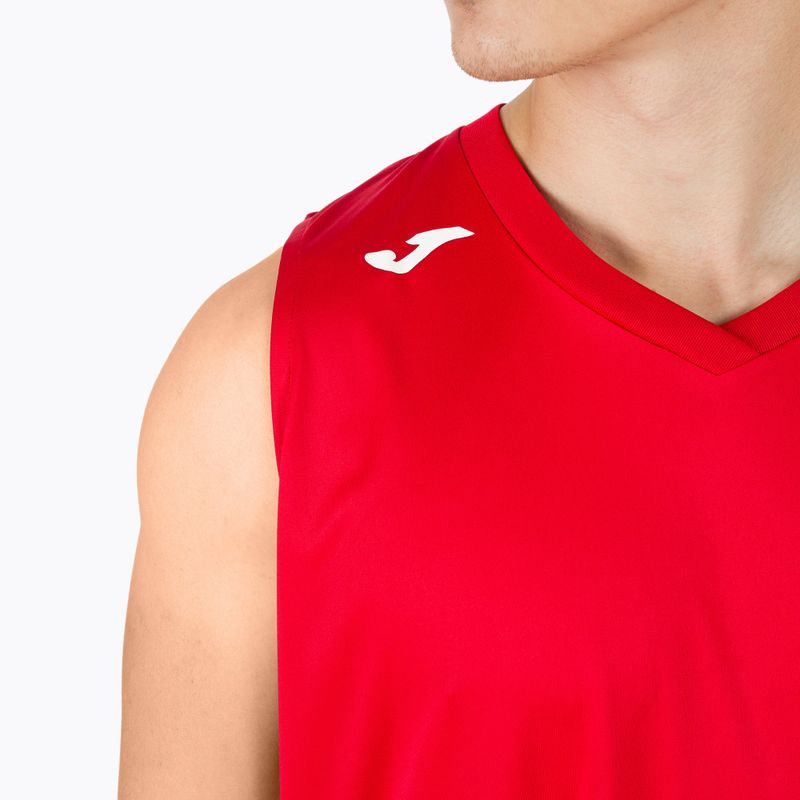 Joma Cancha III Herren Basketball Trikot rot und weiß 101573.602 4