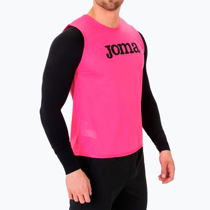 Joma Training Bib Fluor rosa Fußball Marker 3