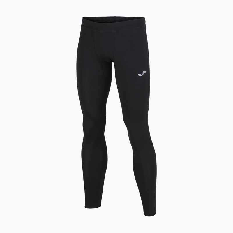 Herren Laufleggings Joma Running Night Long Tights schwarz 101779