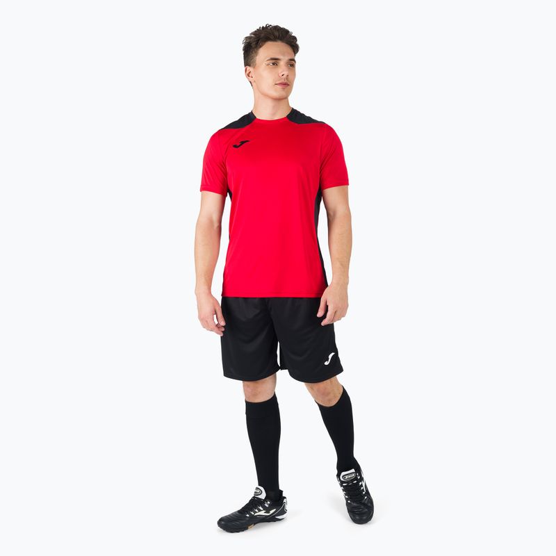 Joma Championship VI Herren Fußballtrikot rot/schwarz 101822.601 5