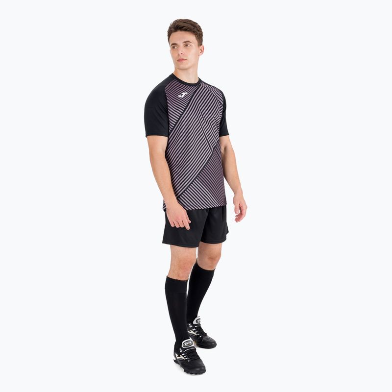 Herren Fußballtrikot Joma Haka II schwarz 101904 5