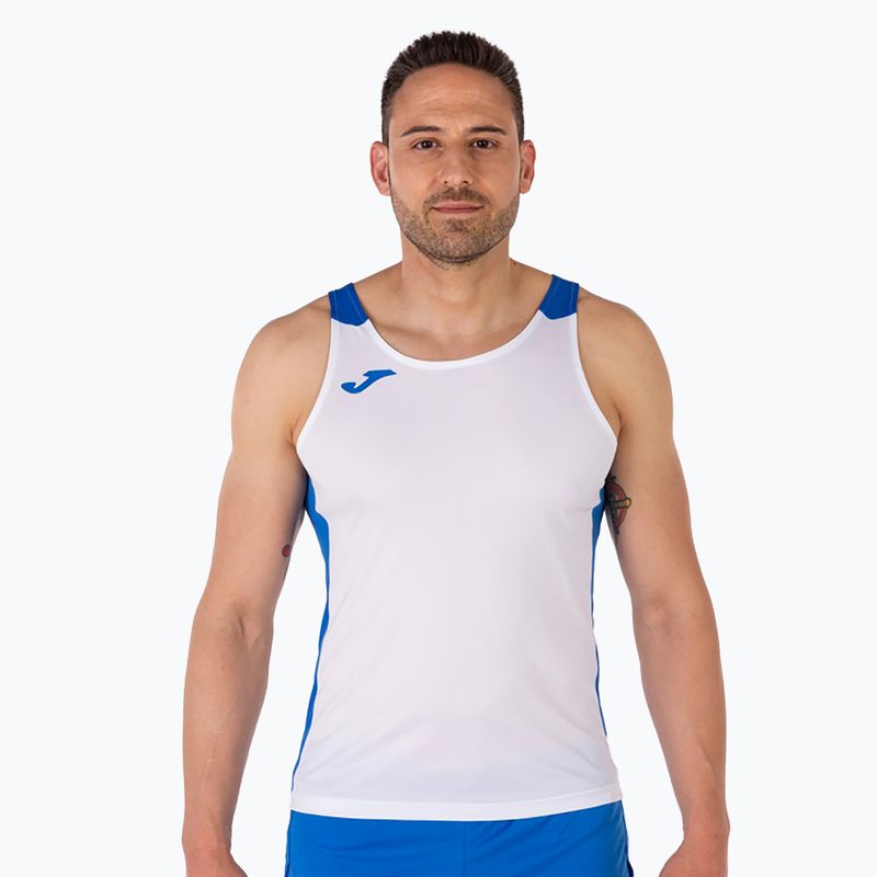 Men's Joma Record II weiß/royal Lauftank