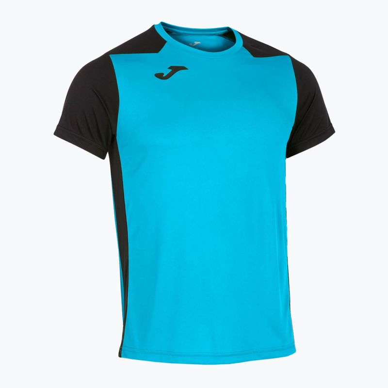 Herren Joma Record II fluor türkis/navy Laufshirt 9