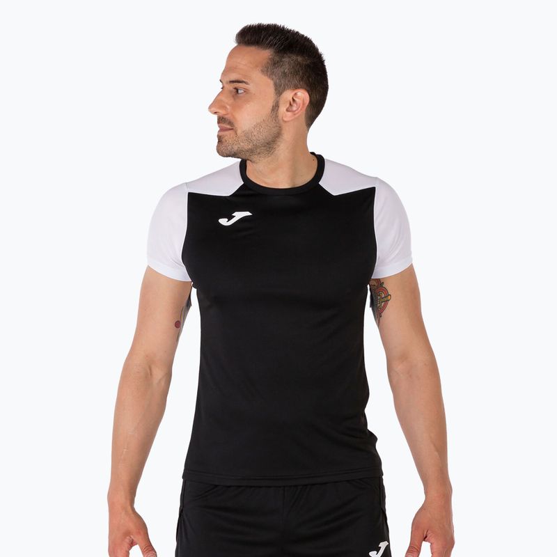 Herren Joma Record II Laufshirt schwarz/weiss