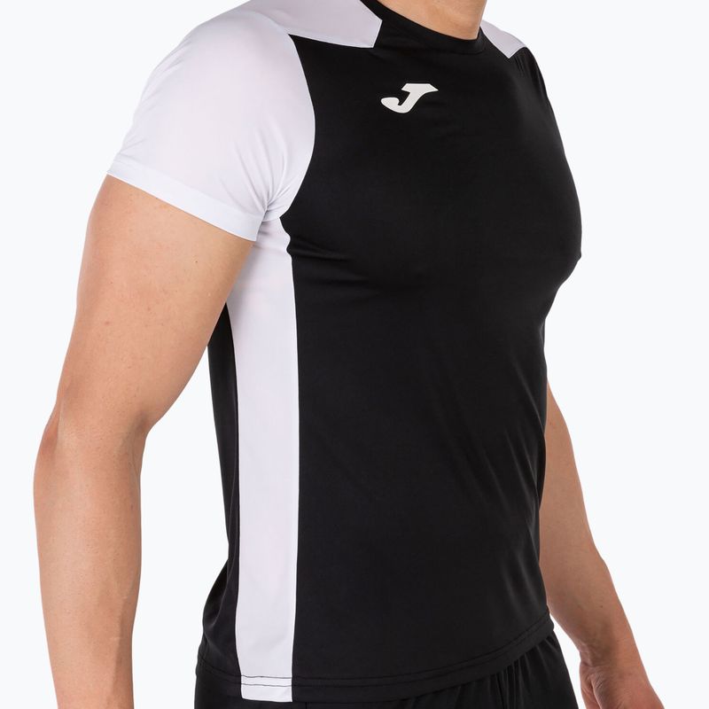Herren Joma Record II Laufshirt schwarz/weiss 5