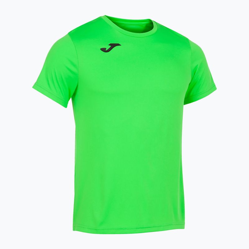 Herren Joma Record II Fluor grünes Laufshirt 7