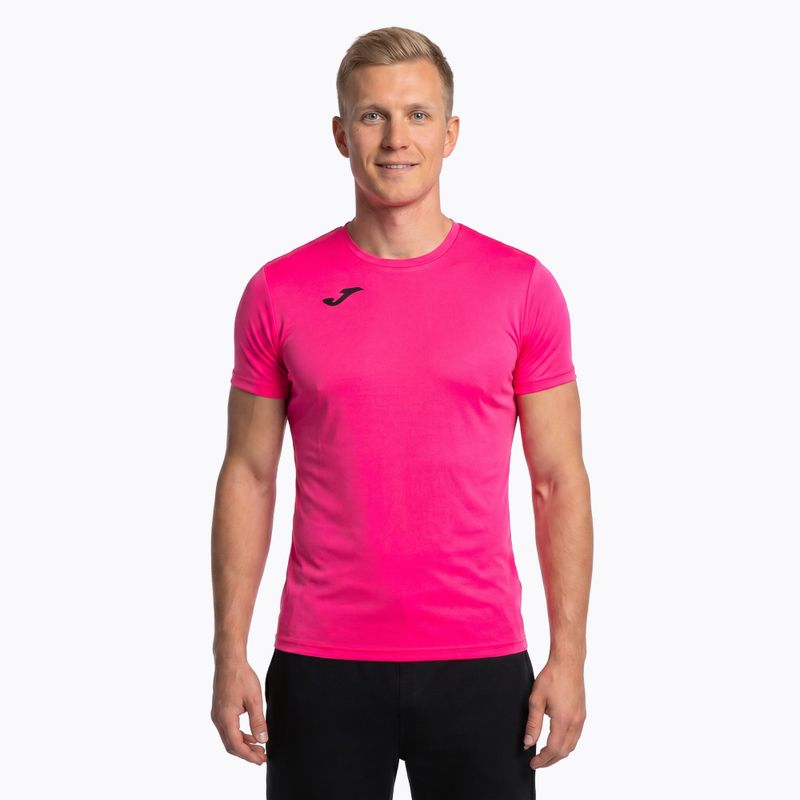 Herren Joma Record II fluor rosa Laufshirt 11