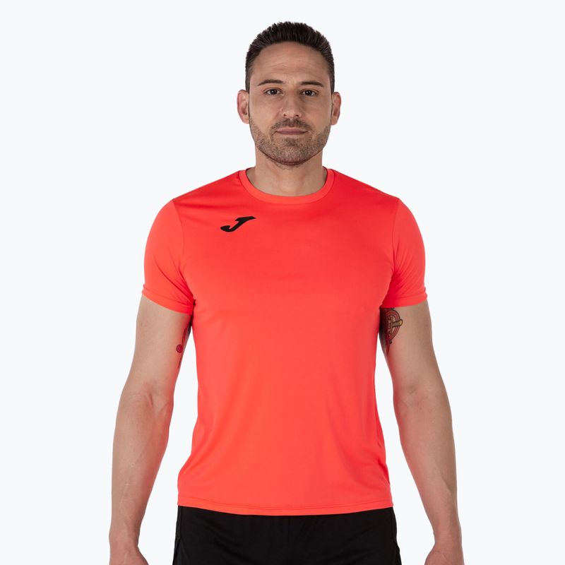 Joma Record II fluor coral Laufshirt für Herren