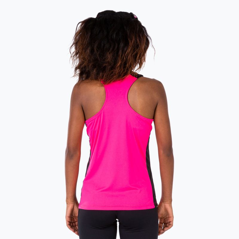 Damen Joma Record II Tank Top fluor pink/schwarz Laufshirt 4