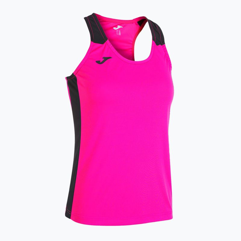 Damen Joma Record II Tank Top fluor pink/schwarz Laufshirt 6
