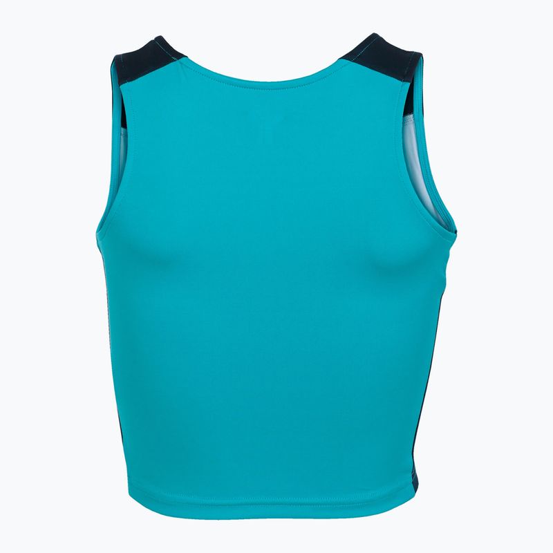 Women's Joma Record II Top türkis/navy Laufshirt 2