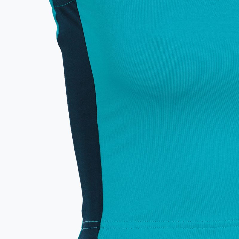 Women's Joma Record II Top türkis/navy Laufshirt 4