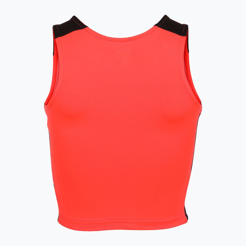 Damen Joma Record II Laufshirt Top Fluor koralle/schwarz 2