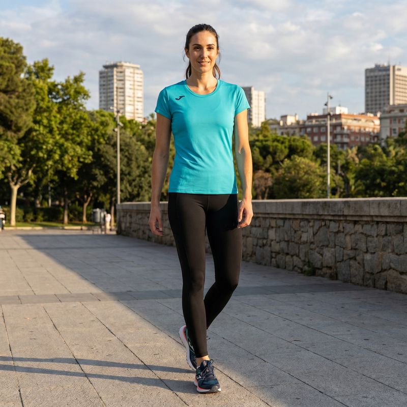 Damen Joma Record II fluor türkis Laufshirt 6
