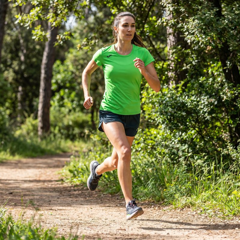 Joma Record II Fluor grünes Laufshirt für Frauen 9