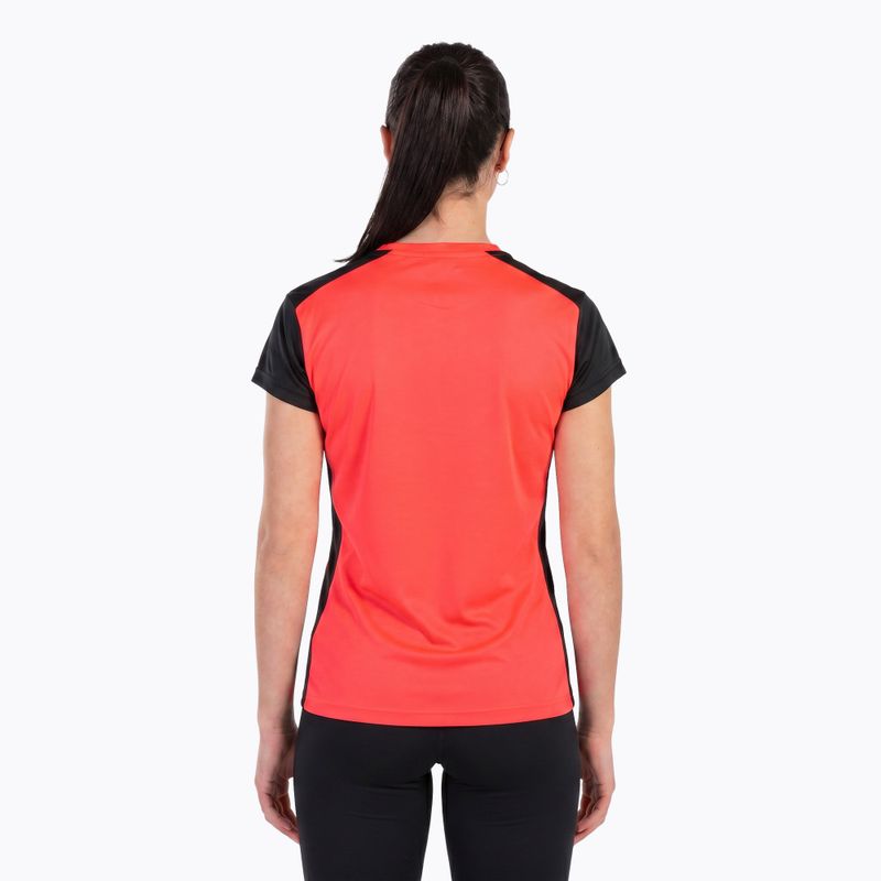 Joma Record II Fluor koralle/schwarz Laufshirt für Frauen 17
