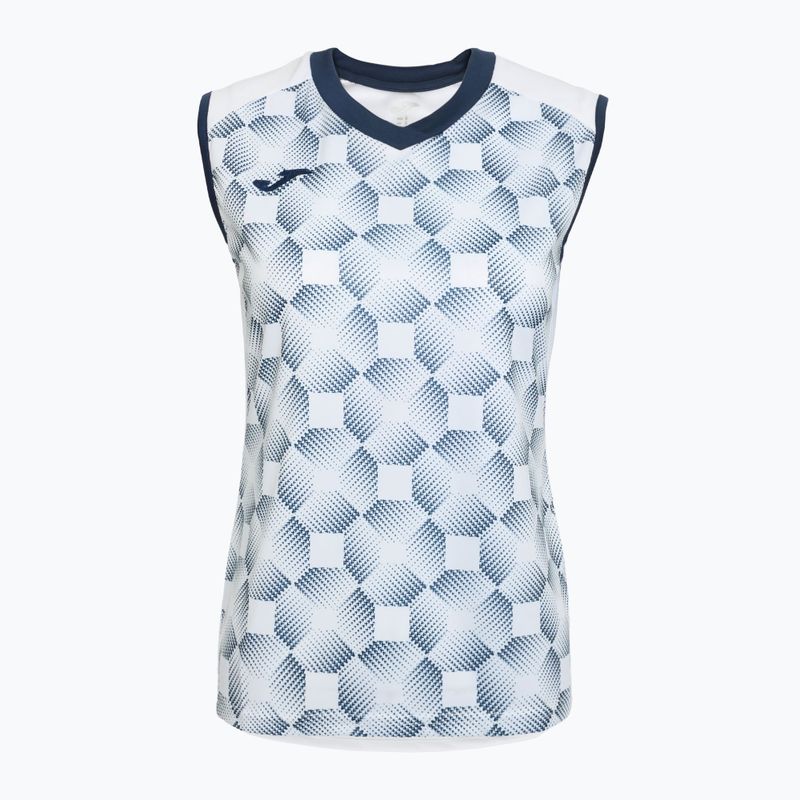 Damen Volleyball Trikot Joma Supernova III weiß und navy blau 901444