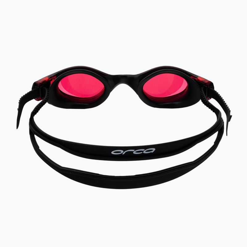 Orca Killa Vision Schwimmbrille schwarz und rot FVAW0004
