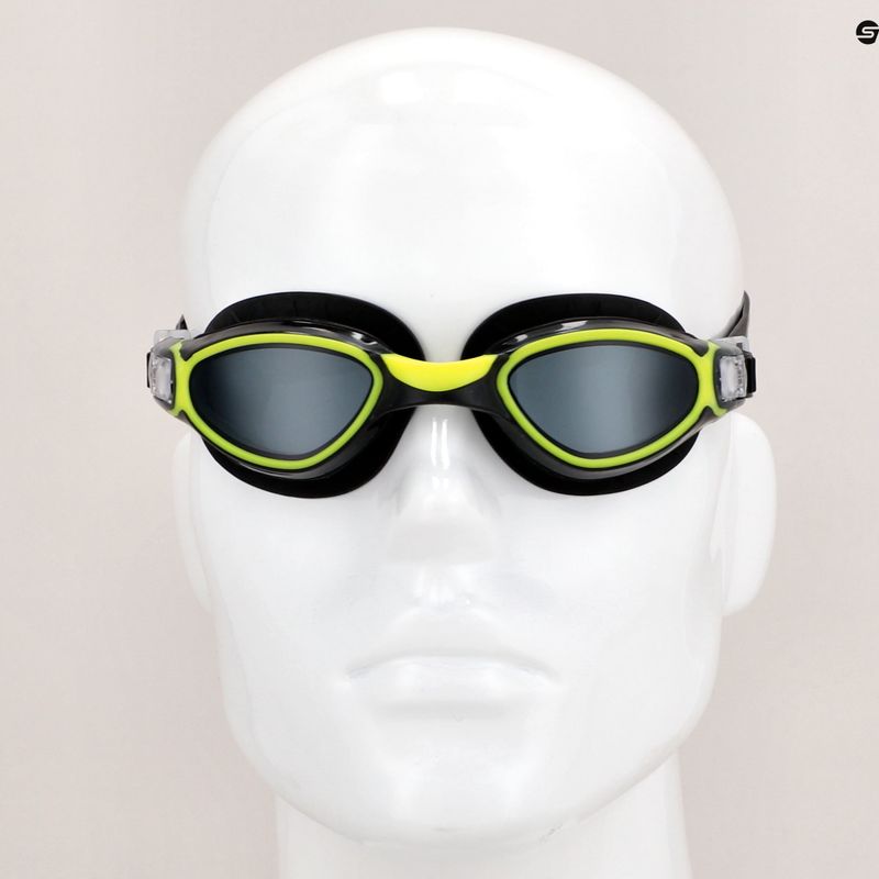 AQUA-SPEED Calypso Schwimmbrille schwarz-gelb 83 7