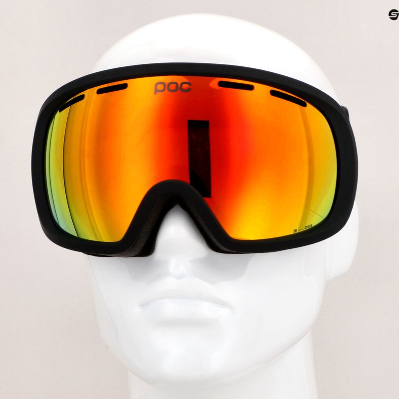 Skibrille POC Fovea Clarity uranium black/spektris orange 5