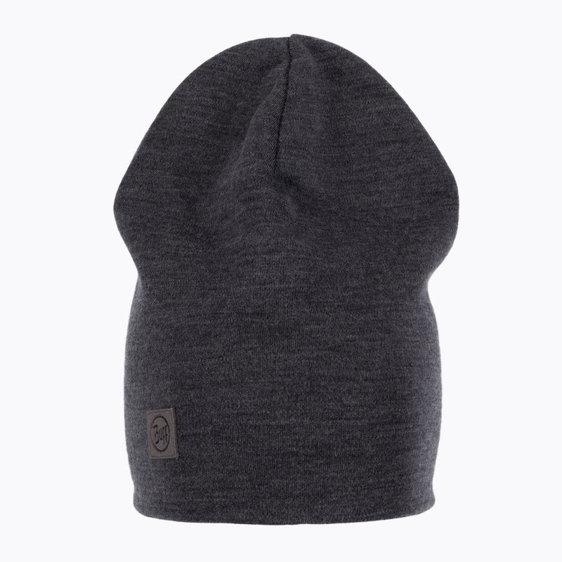 BUFF Heavyweight Merinowollmütze Solid grey 113028 2